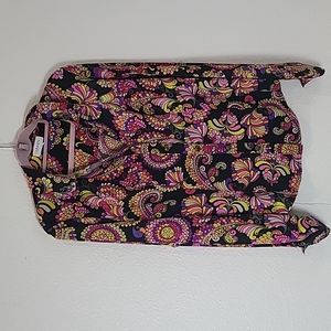 Vintage Carmen Marc Valvo 70s style blouse large